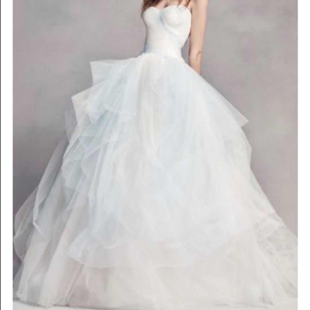 Vera Wang Ombre Tulle Wedding Dress ✨ MAGICAL FAIRYTALE BALLGOWN - New - Picture 2 of 12